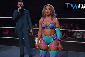 Lola Vice Breasts Scene  in Wwe Nxt Heatwave 2024