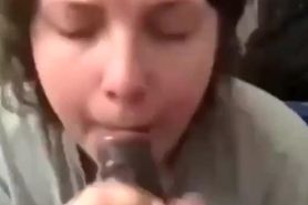 First Interracial Blowjob For White Girl