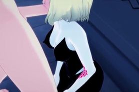 Spider-Gwen Blowjob & Sex Action: Full Animated Movie