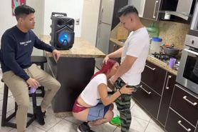 Latin Cheating Slut Gets It On with Friend, While He Watches & Gets Ass Play - Netorare Story