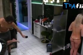 Tiia Maria Sorjonen Butt,  Breasts Scene  in Big Brother Norway