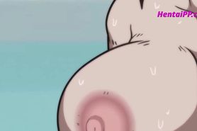 Huge Boobs Babe Fucked By Monster In The Shower - Hentai