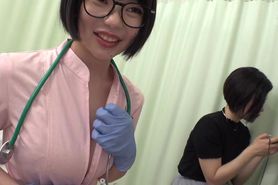 I Fell In Love With The Nurse, Nenne Ui, Stockings, Big Tits, Glasses