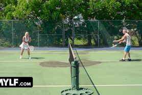 Mellanie Loves Playing Tennis, But Even More So, She Loves Sucking Oliver’S Juicy Dick - Mylf