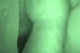 Nightvision gloryhole blowjob session