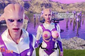 Hot Futa Girl Jois In Alien Threesome On Another Planet