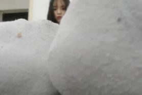 JiaoJiao dirty white socks worship