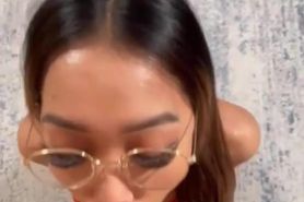 Busty Asian Facial BLowjob