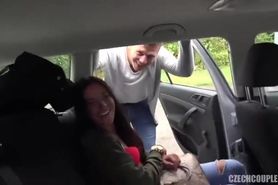 Two amateur czech couples make sex outside with brunette and perfect blonde