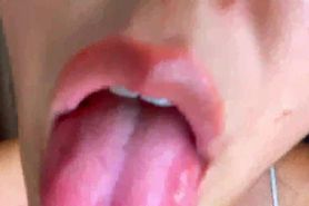 Sensual Finger Sucking ASMR Tongue Fetish