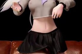 MMD Haku Bunny Style Strip