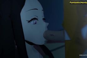 Follando con nezuko