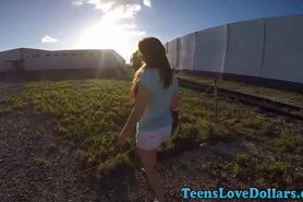 Pov teen spunk faced cash