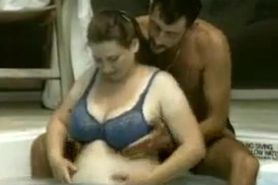 Foreplay In Pool Leads To Sensual Sex With Pregnant Wife