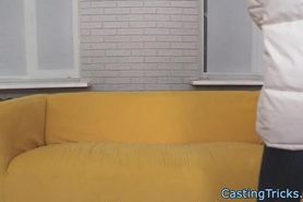 Lovely amateur gets fucked deeply at casting