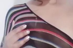 Desi girl without bra