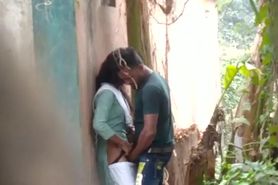 Indian-Gym-guy-standing-and-fucking-GF