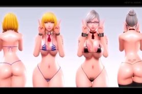 3D Busty Blondes Hentai