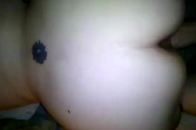 Beating the bbw ex gfs pussy from behind with my thick dick in Motel