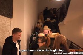 Girls Take Stranger to the Harem HomeParty