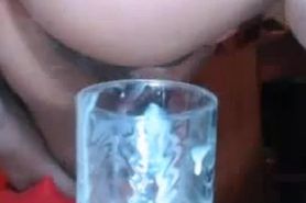 Sexy Latina  Squirt in Cup