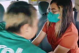 Fake Grab Taxi - Pinay cant pay fare