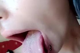 Hot Mouth Sexy Long Tongue