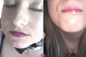 Deepthroat Compilation splitscreen  7