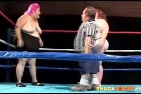 Bbw Chicks Are Wrestling in the Ring