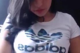 booby teen showing beautiful boobs