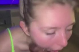 Blonde Teen Sucks Horny BBC After First Date