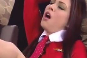 Lesbian Stewardess