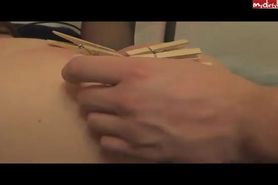 submissiv german girl gets fisted and spanked