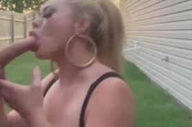 Onlyfans Big Boobs Blonde Outdoor Blowjob Cumshot Facial