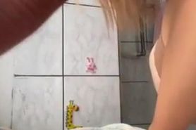 Horny Slut - Orgasm in the bathroom     devochkayyy-48