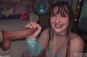 massive dildo cumshot