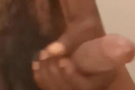 Big black cock nutting