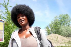 Czech Streets 152: Quickie With Cute Busty Black Girl - Lexi Love