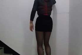 Asian Crossdresser Bondage Compilation