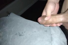 My hot solo male masturbation double cumshot