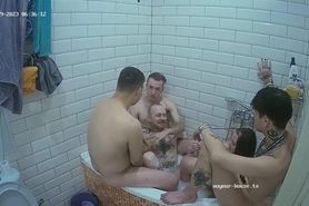 Couple bath sex