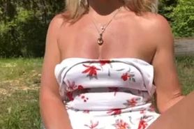 Horny Russian MILF Outdoor Cam Show     Stella888-51 06-06-23