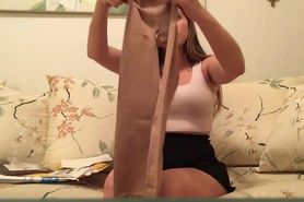 Andrea Rea 1st Pantyhose Try On Haul