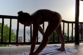 Dani Daniels - Sunset Yoga In Jamaica