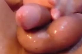 POV trans masturbation