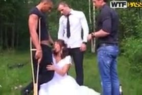 Bride fucking after wedding