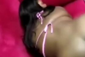 Pregnant ebony babe enjoys sucking and riding dick reverse cowgirl