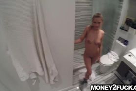 sydney cole fucks robber in bathroom