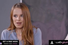 Guilty Student Has Her Pussy Eaten In The History Classroom By The Redhead Detective Jillian Janson