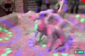 Weird hot fights in mud